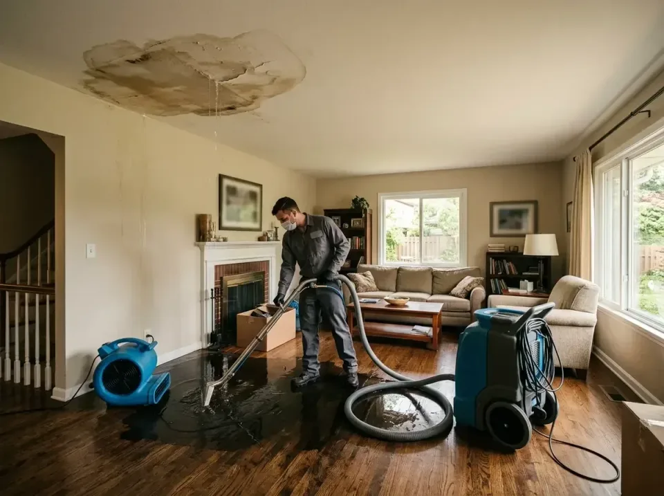 attic-pipe-burst-ceiling-drip-008 — frequently asked questions, Water Damage Restoration & Carpet Care in Kingsville, MD